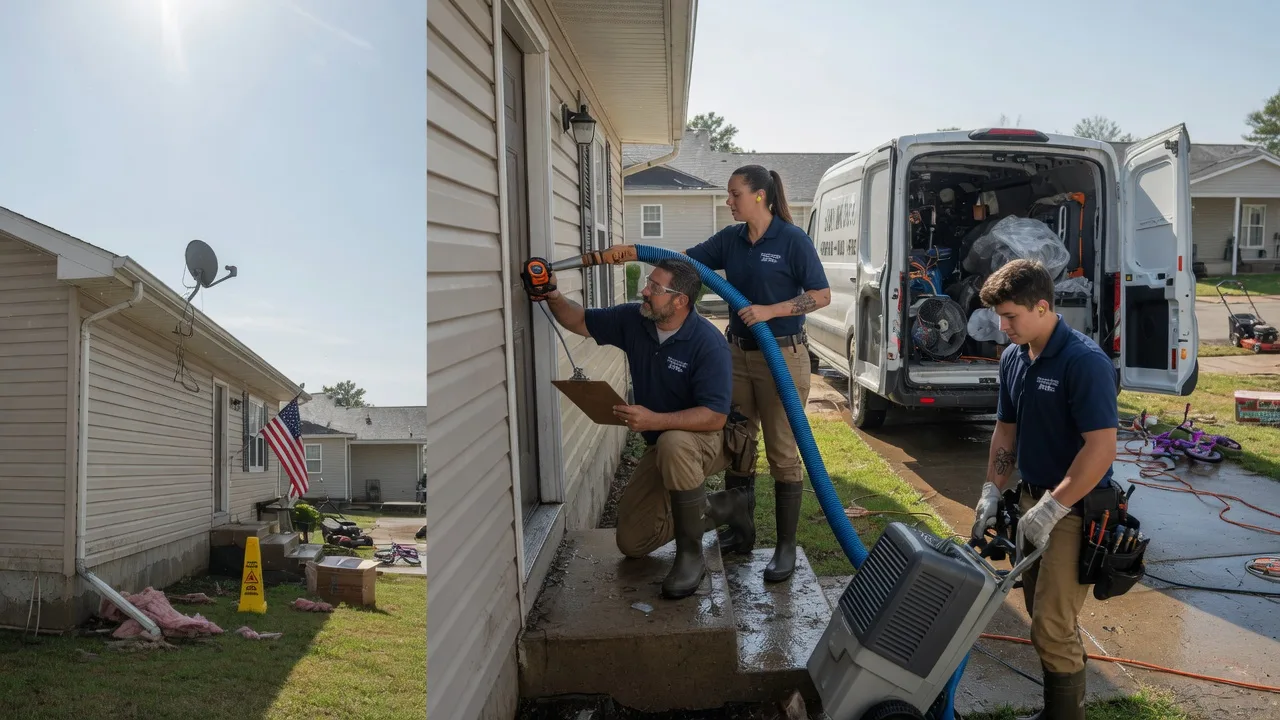 Ceiling Water Damage Restoration in Raritan, IL near me